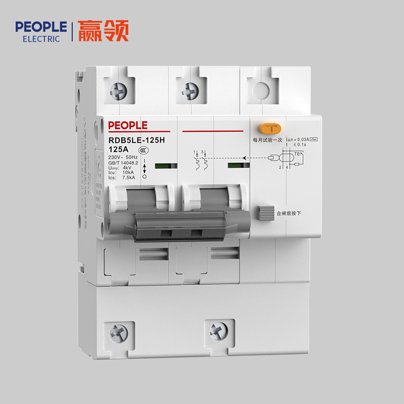 人民电器RDB5LE-125H系列剩余电流动作断路器 