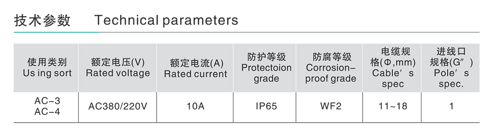 人民电器FZC系列防水防尘防腐操作柱 