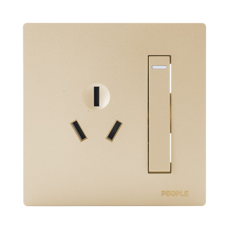 人民电器，人民电器集团，人民电器集团有限公司，中国人民电器，一开16A插座(R86H5)