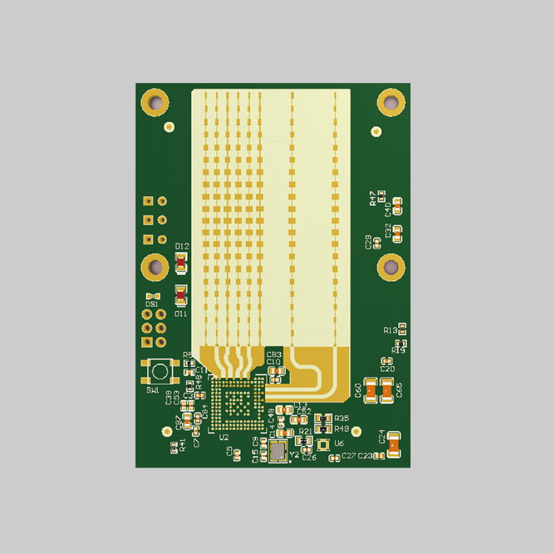 人民电器1x20串馈微带贴片天线(77GHz) 