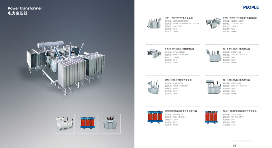 电力变压器销售手册